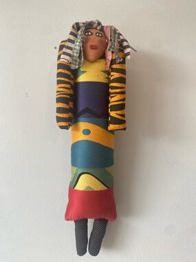 Nancy Camden Houser Soft Sculpture Doll, Folk Art, Handmade, Artisan, Unique